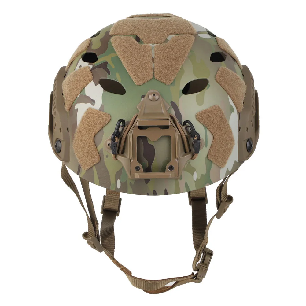 خوذة عسكرية فائقة الارتفاع ، خوذات Airsoft Paintball ، معدات واقية خفيفة الوزن مقاومة للصدمات ، ثقب معين ، FAST SE