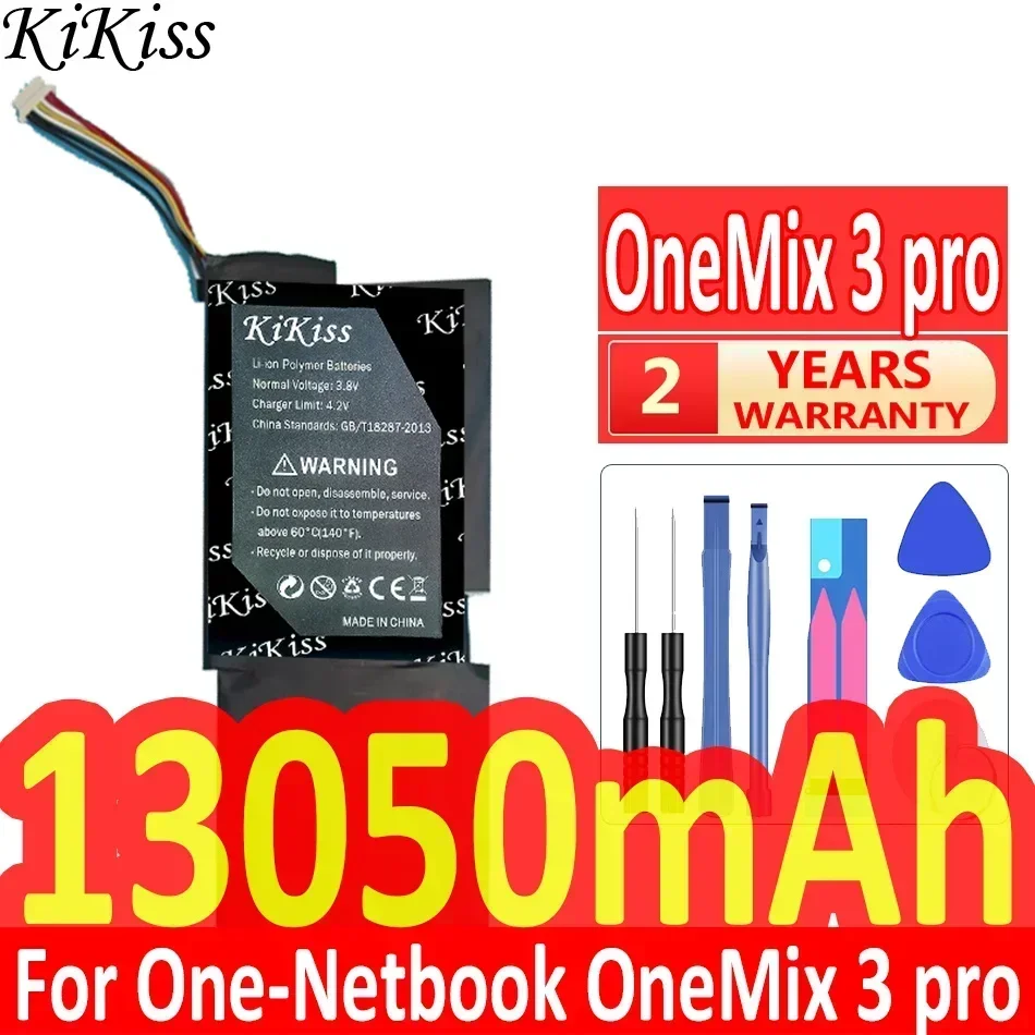 KiKiss-Bateria Poderosa para um Netbook OneMix 3 Pro, 3pro, OneMix 3S, OneMix3S, 13000 mAh-11050mAh-11050mAh