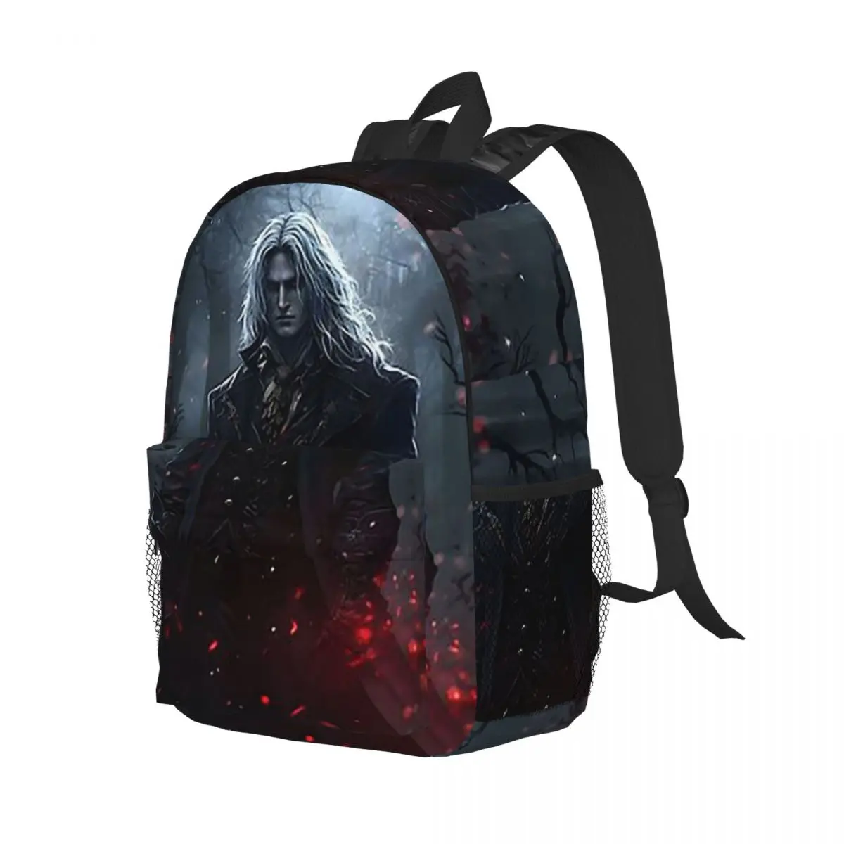 Alucard Vampire Game Backpack Student Boys Girls BookBag Men Women School Bag Laptop Shoulder Bags