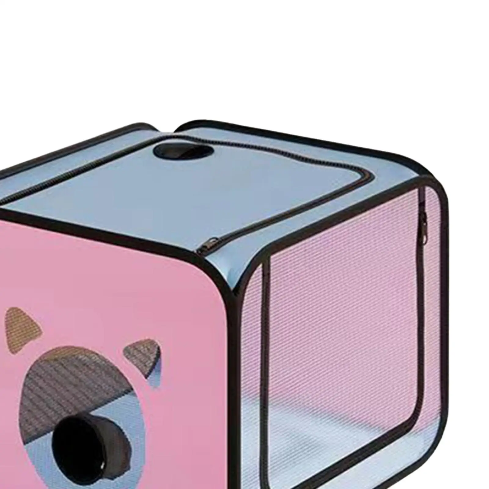 Boîte de séchage portable pour animaux de compagnie, chiens et chats, caisse de séchage propre, anti-poils volants