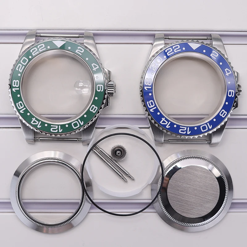40mm 200m Wasserdichtes Taucheruhrengehäuse mit Saphirglas für Submariner GMT NH35 NH36 NH34 Miyota 8215 ETA2824 Uhrwerk, Hochwertig – Detail 7