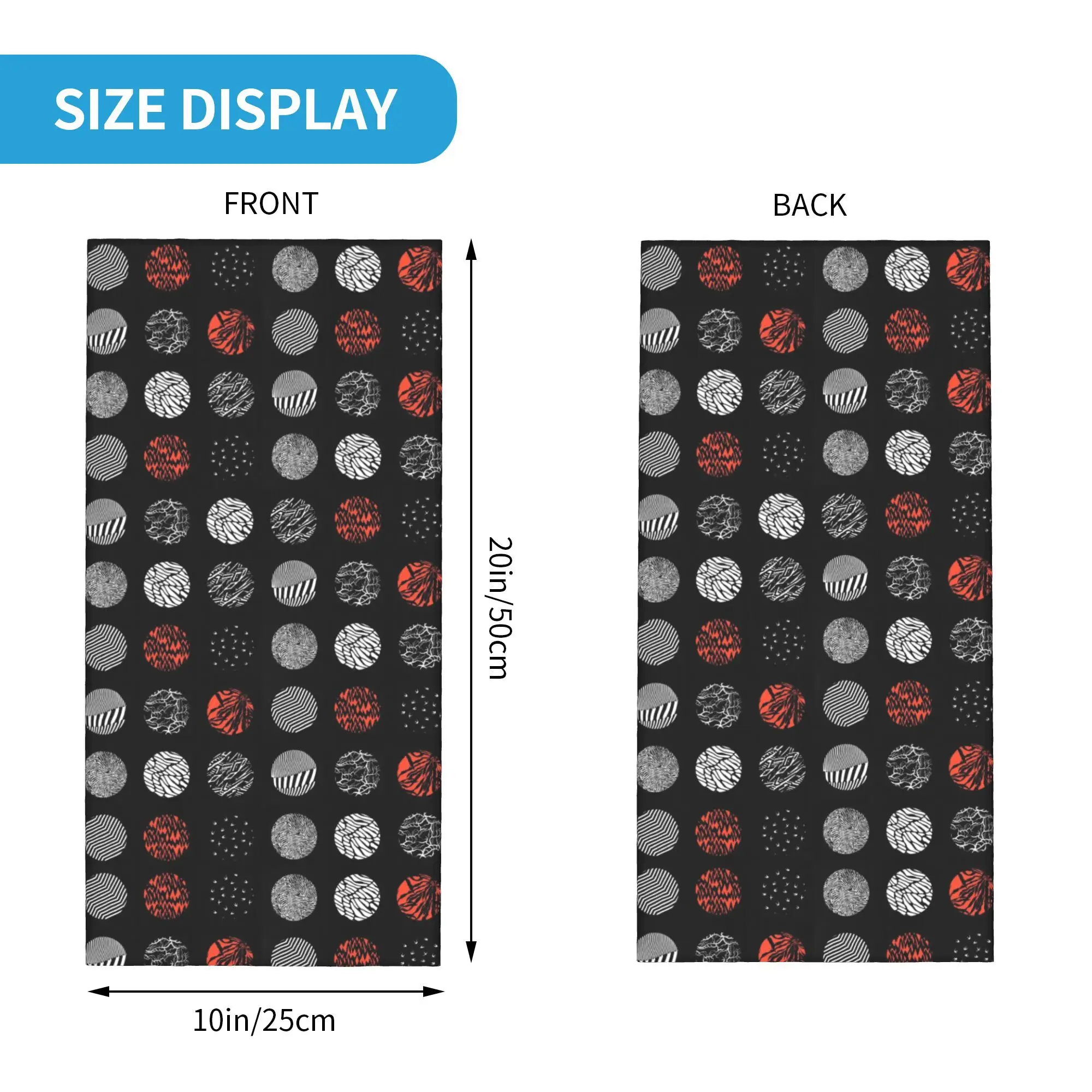 Personalizado nuevo T-Twentys One P-Pilots Groups Bandana cuello polaina para senderismo Camping hombres mujeres abrigo bufanda pasamontañas más cálido