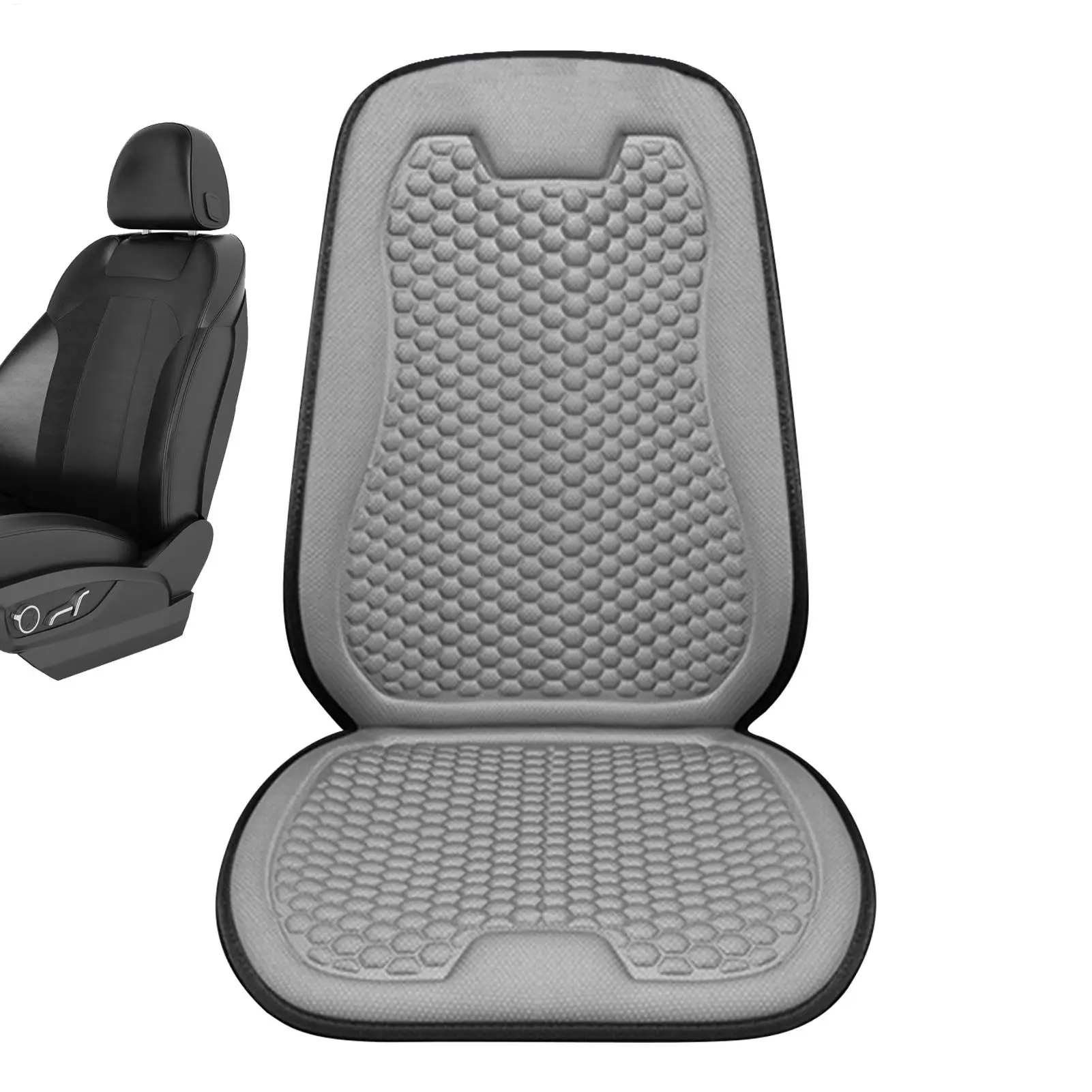 Auto-Sitzkissen Sommer-Kühlkissen Kühlender Autositzbezug Ergonomisch Atmungsaktiv Universell Rutschfest Belüftetes Auto-Sitzkissen – Detail 8