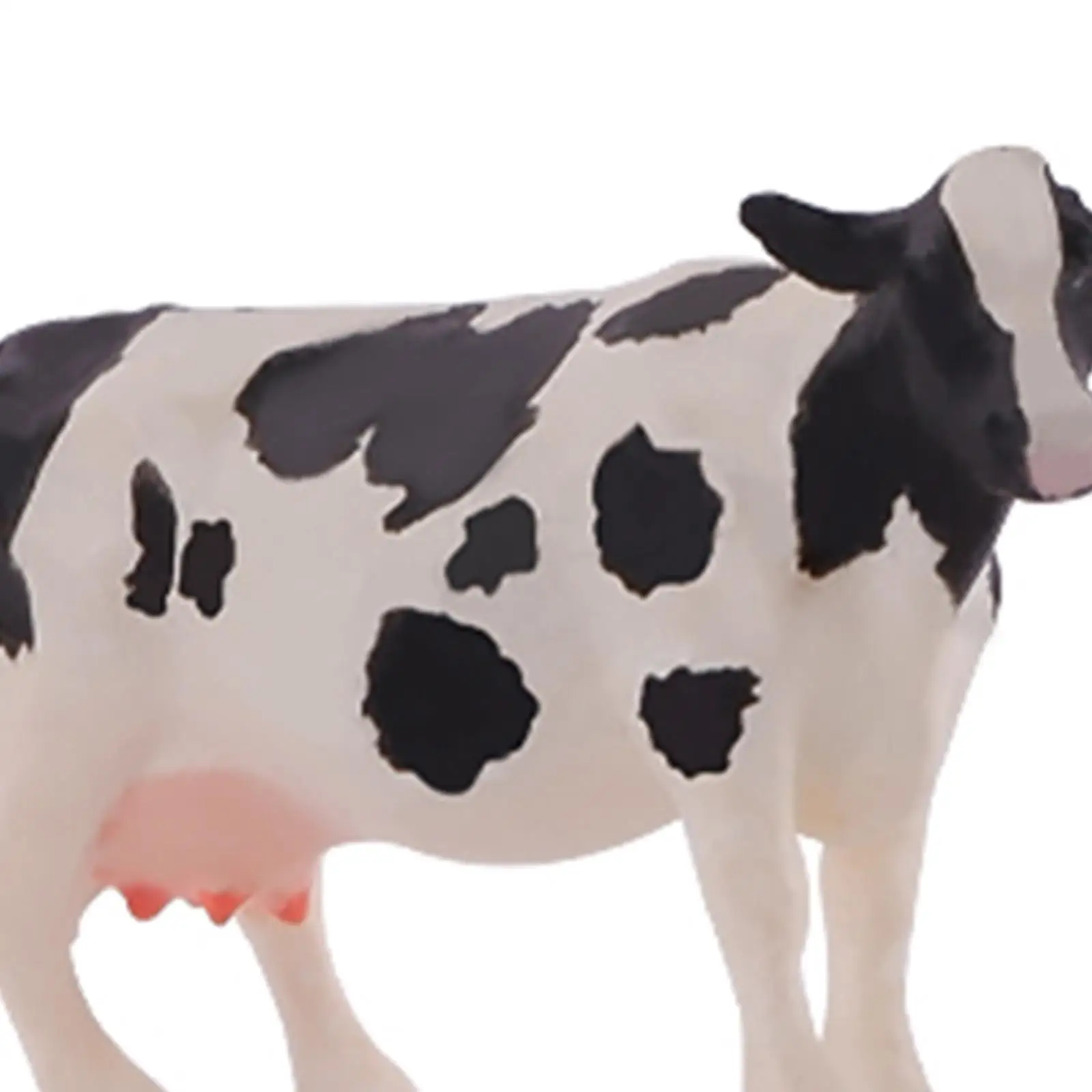 Mini figurka krowy Realistyczny model bydła w skali 1/64 do miniaturowej sceny stołu z piaskiem