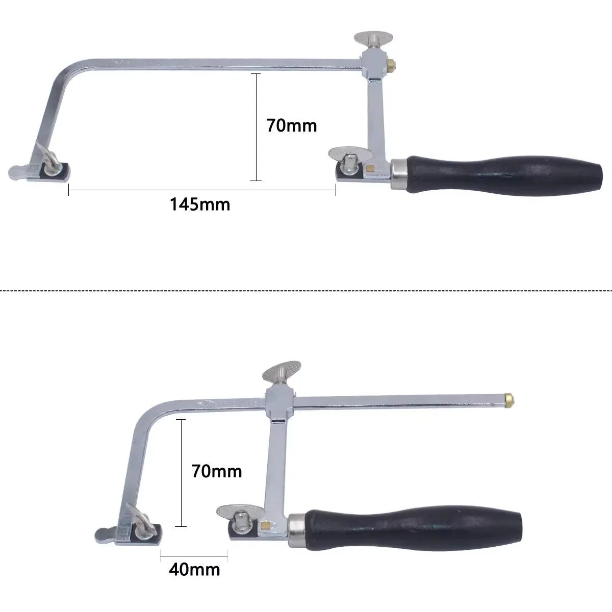 PHYHOO Jewelers Saw Frame Adjustable with 12 Blades Professional Jewelry Making Kit for Precision Cutting