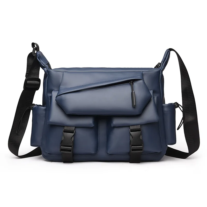 

1-компонентная минималистичная сумка-мессенджер, сумка Mailman, регулируемый плечевой ремень, закрытая молния, устойчивая к выцветанию, прочная для повседневного использования.