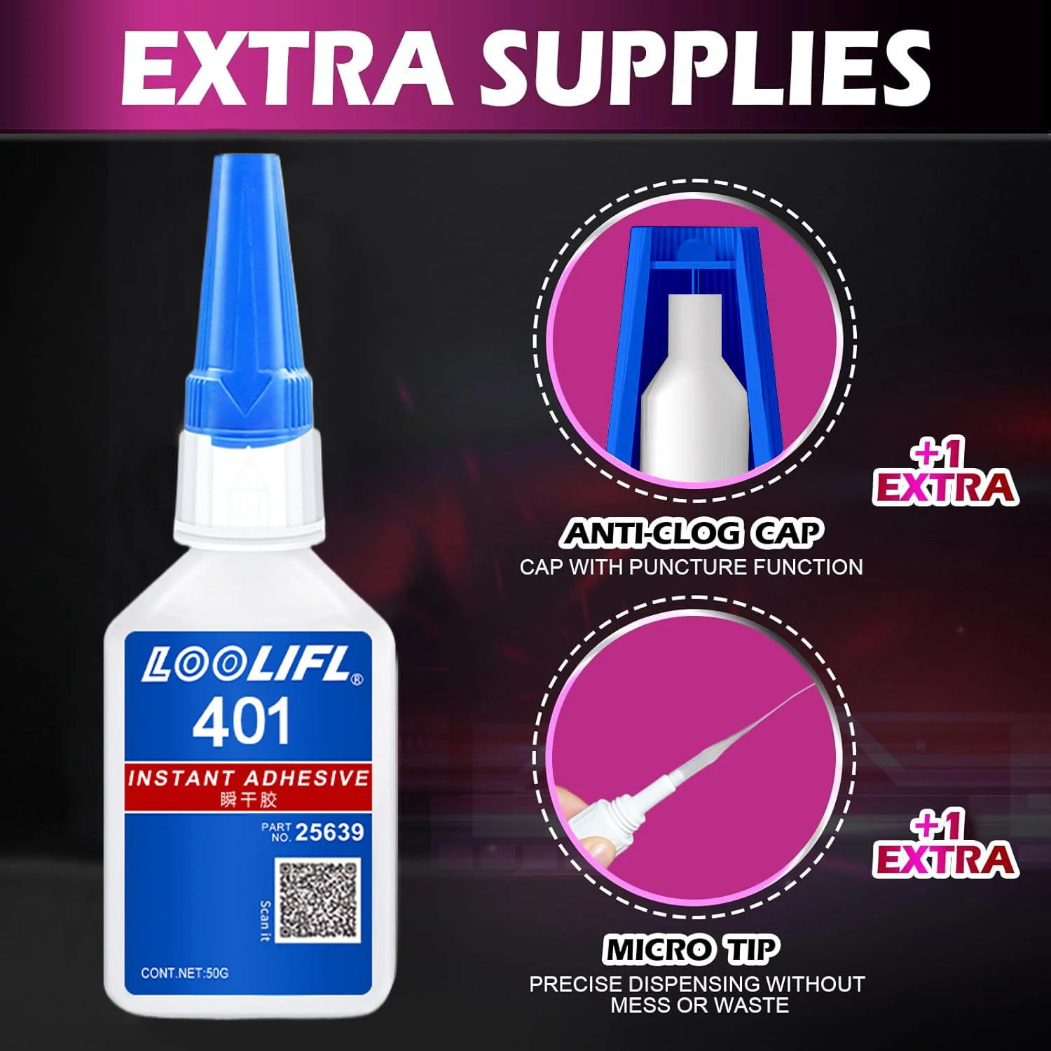 1-3pcs 50g, 401 슈퍼 접착제, 순간 건조 시아 노 아크릴 레이트 접착제, 세라믹 DIY 공예 접착제, 세라믹 수리 매직, 세라믹 / 목재 / 금속 / 유리를위한 강력한 범용 접착제, 효과적인 수리 도구.