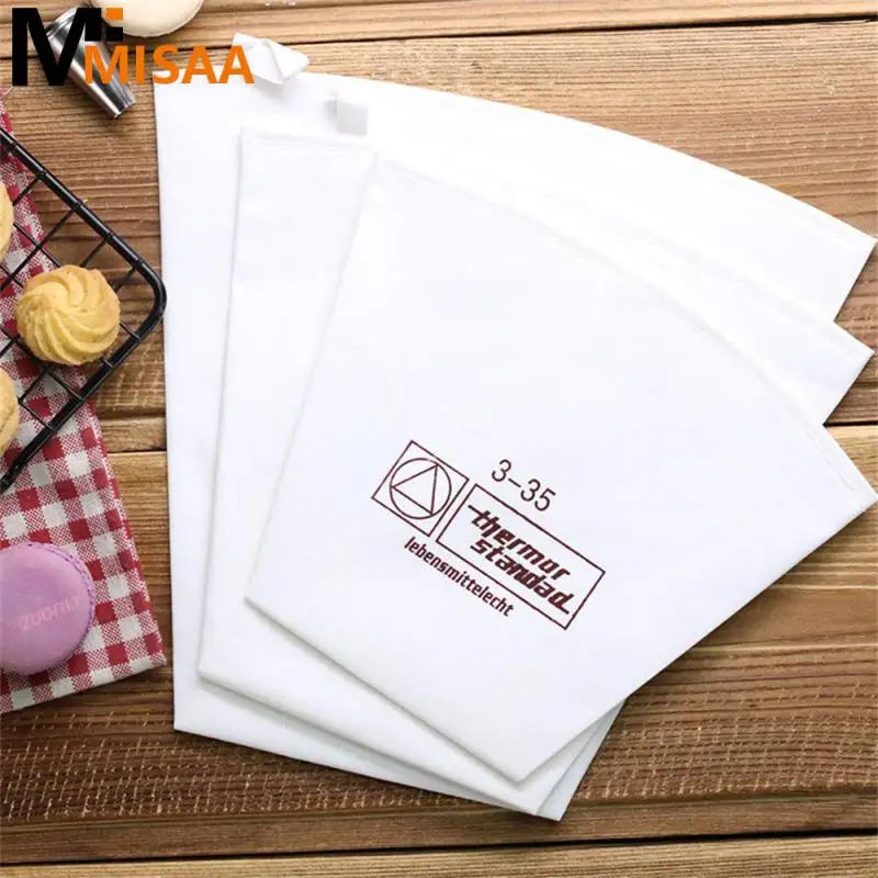 

Cloth Piping Bag Preferred Material Pastry Bags Reuse White Health And Safety Trapezoidal Pastry Bag Kitchen Bar Utensils