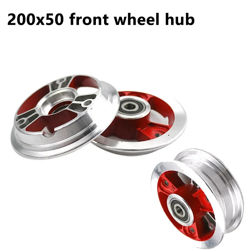 200x50 Electric Scooter Aluminum Front Rim Wheels Wheel hub tires Cubo de rueda vespa moyeu roue scooter