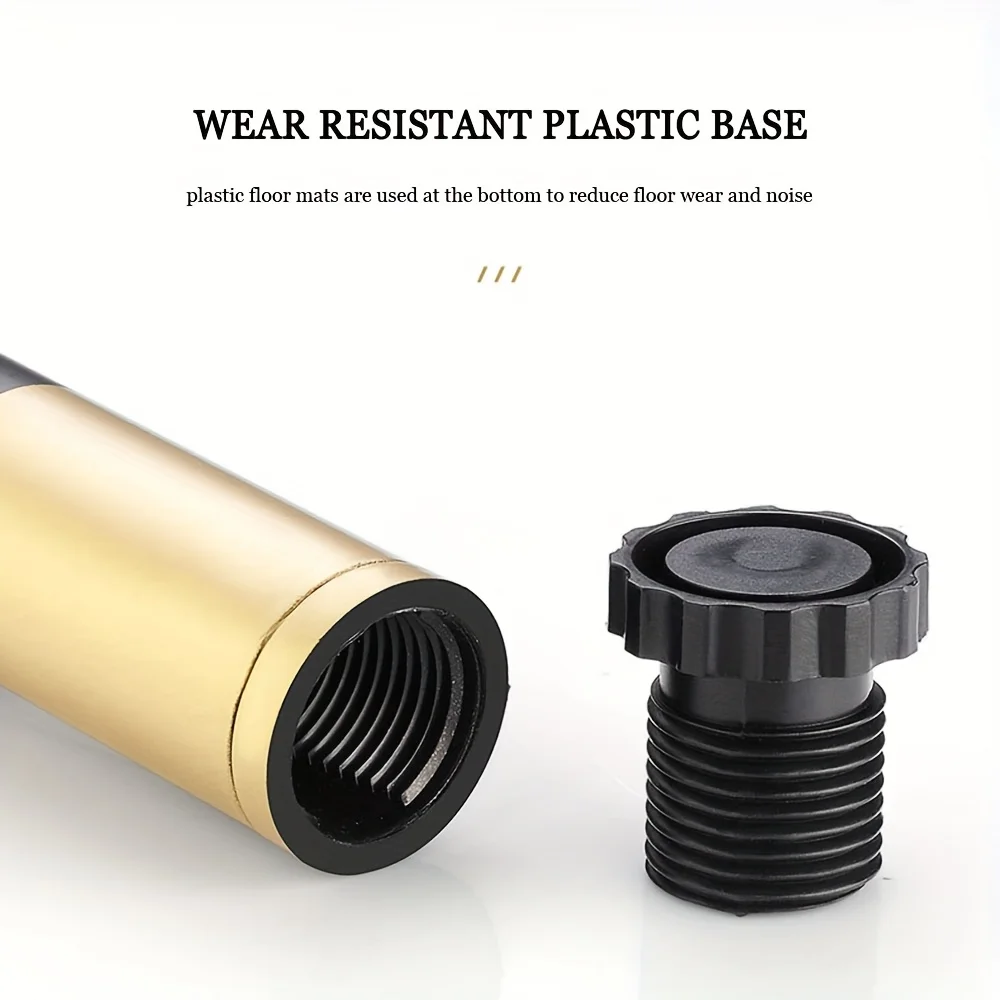 Conjunto de substituição de apoio para os pés da mobília do ferro fundido dourado de 4 pces-suporte de aço resistente para mesas e bancos,
