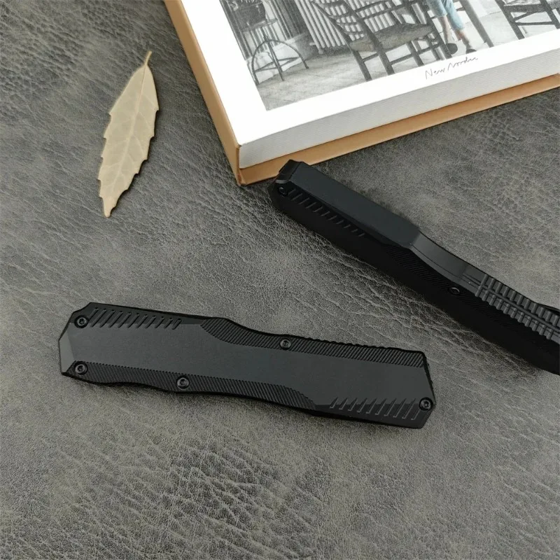 Folding KS 9000 Pocket Knife Black Stonewashed D2 Blade T6 Aluminum Handle Camping Outdoor Hiking Survival Multi-function Knives