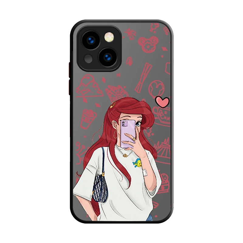 ديزني الأميرة Selfie ماتي الحال بالنسبة Xiaomi Poco X7 X6 X5 X4 GT X3 NFC F6 F5 F4 F3 GT M5 M5S M6 Pro 4G 5G C55 C65 C75 C61 C71