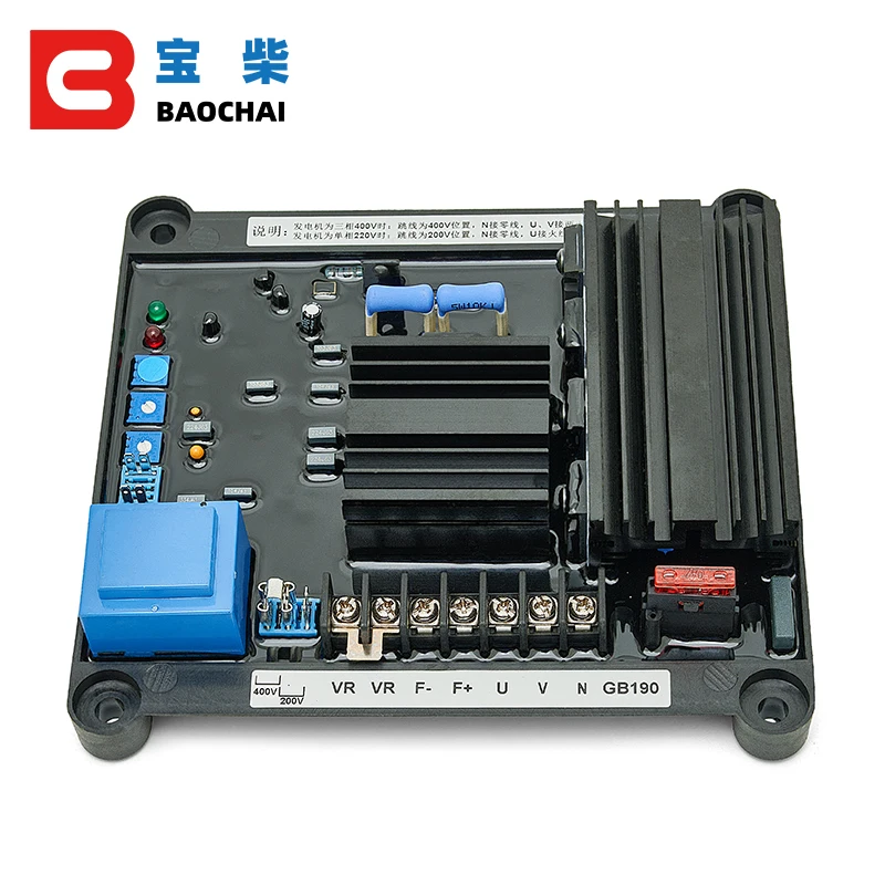 GB190 AVR 20A Full Wave Excitation Brush Generator Automatic Voltage Regulator Stabilizer module