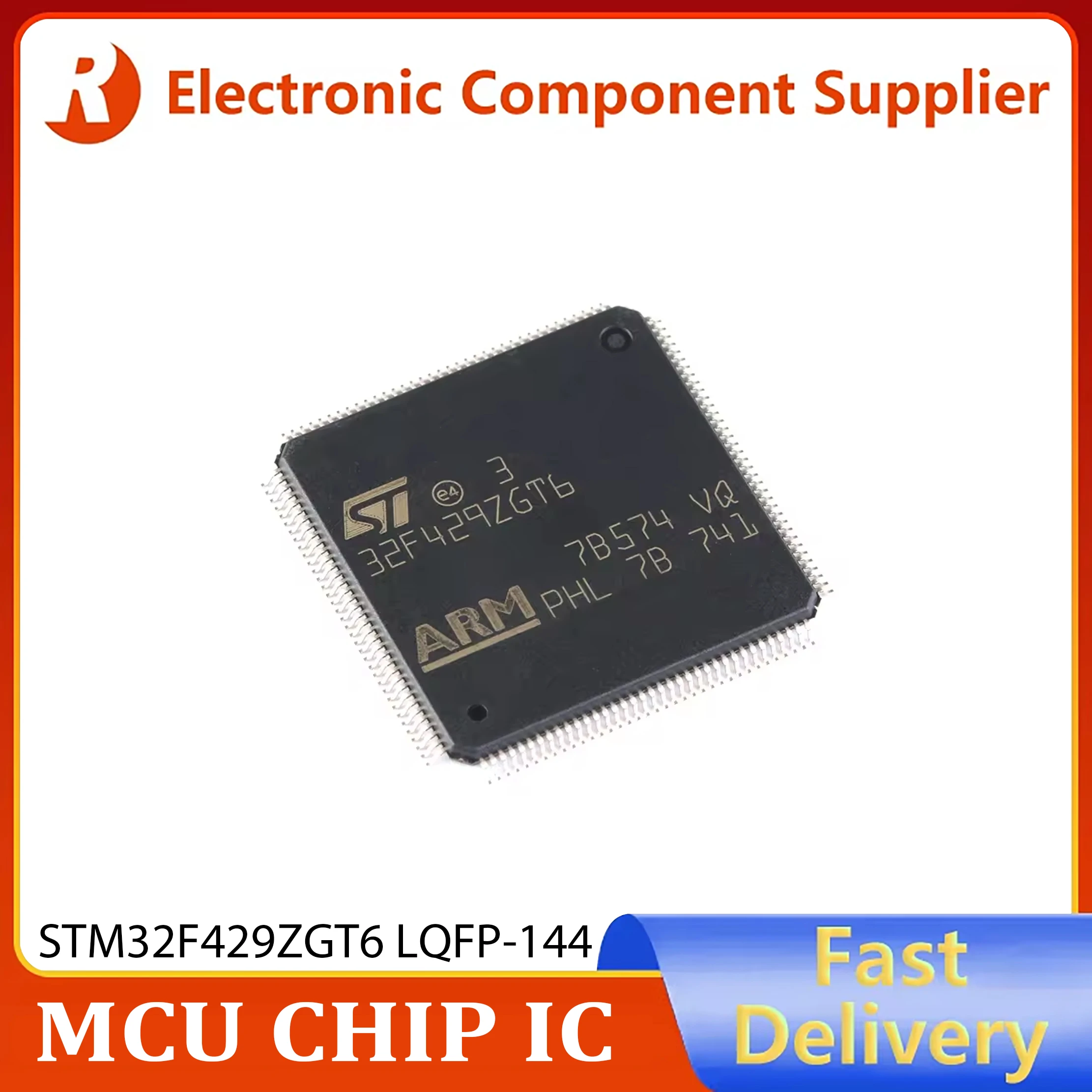 1pcs Genuine STM32F429ZGT6 LQFP-144 ARM Cortex-M4 32-bit Microcontroller Unit (MCU) in stock