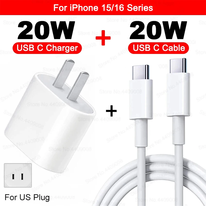 40 W Für iPhone Ladegerät USB Typ C Schnelle Ladegerät Für iPhone 16 15 14 13 12 11 Pro Max 7 8 Plus PD Ladekabel Telefon Zubehör