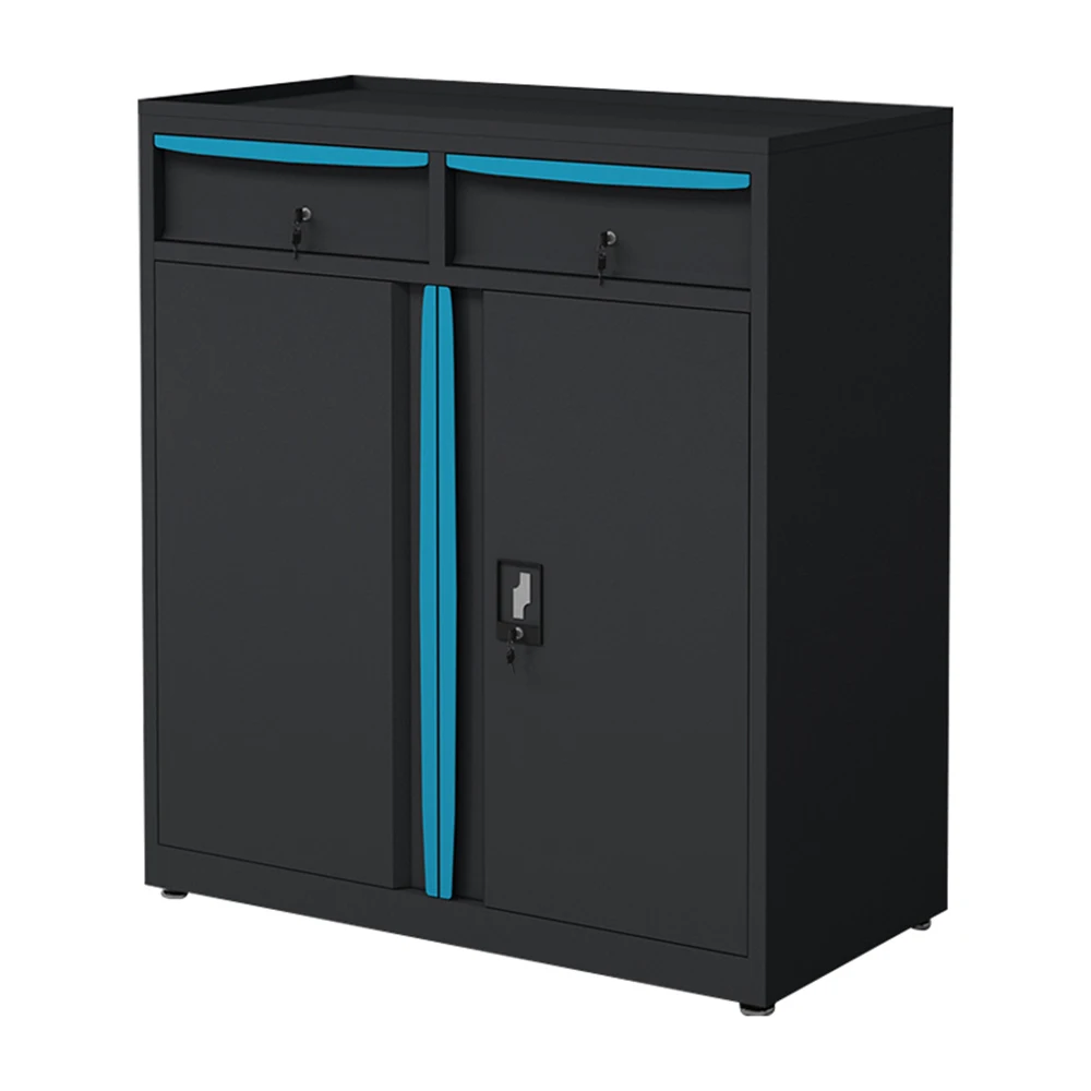 Blue And Black Wall Mount Tool Cabinet Craftsman Garage Organizer Steel Garage Drawer Cabinet