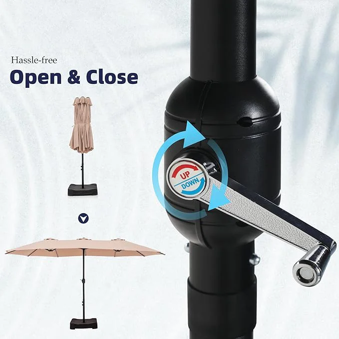 Double Sided Patio Umbrella 3