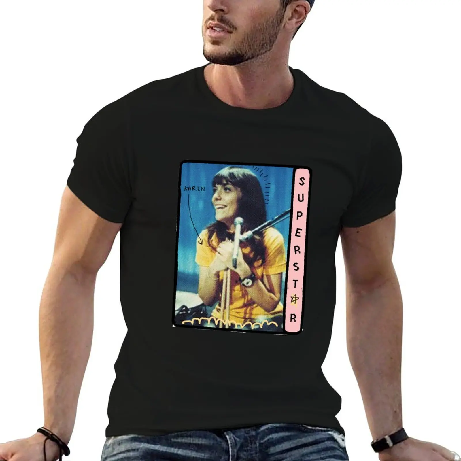 Karen Carpenter T-Shirt Blouse basketball graphic tees cotton graphic tees anime shirts men