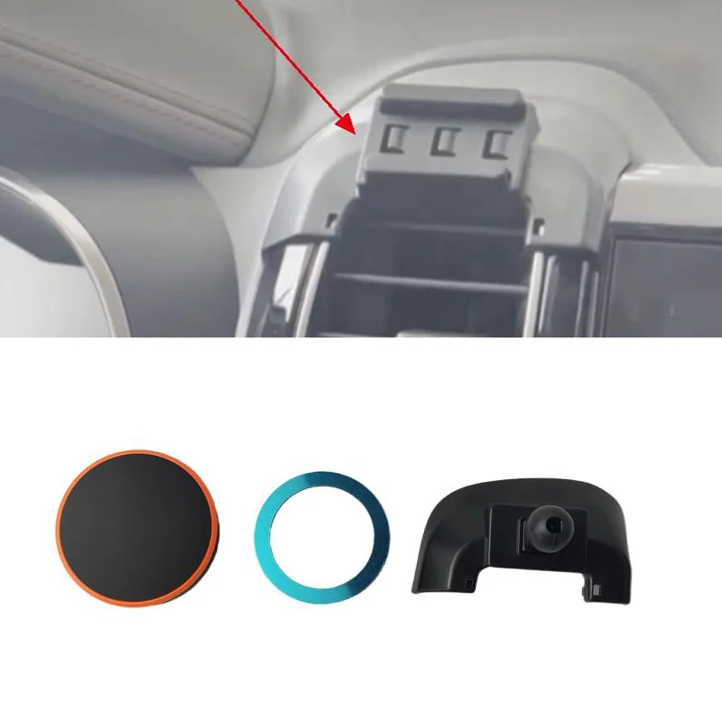 1Set ABS For 2017-2023 Citroen C5 AIRCROSS Special Car Phone Holder Fixed Bracket Stand Mobile Magnetic Attraction Function