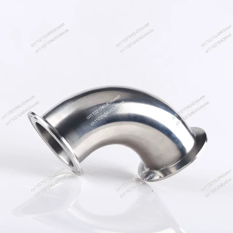 Sanitary quick-loading elbow 90 degrees 304 stainless steel clamp chuck elbow