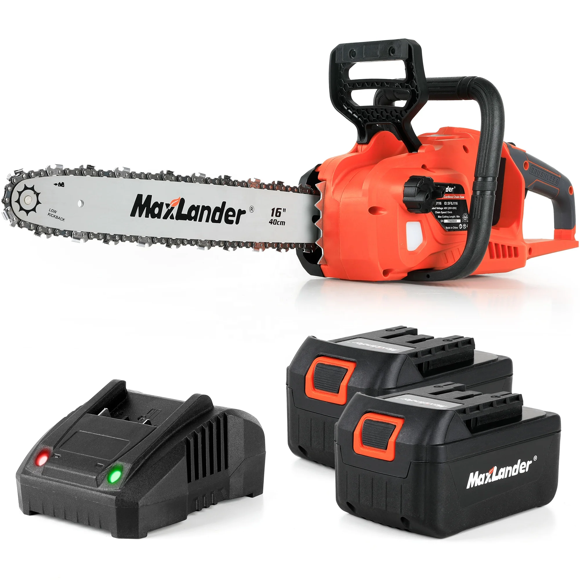 

40V Lithium Battery Garden Power Tools Wood Cutting Cordless Electric Chainsaw Machines Chain Saw