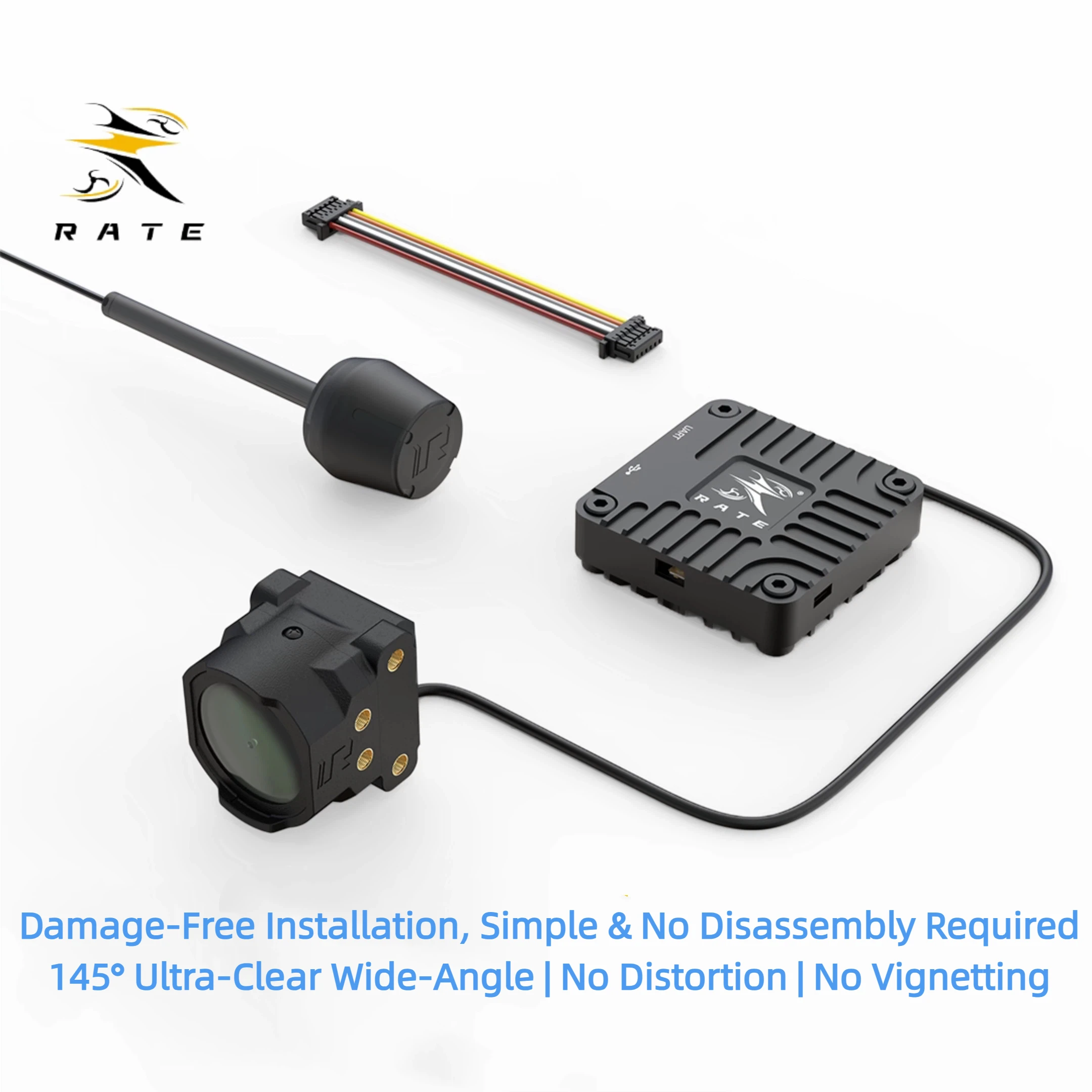 RATE O4 Wide-Angle Lens Housing & Lightweight CNC Housing for O4 Air Unit FPV Camera DIY Parts