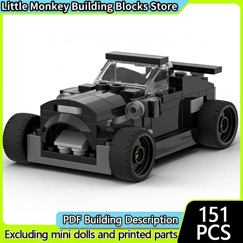 

Speed Racing Car Model MOC Building Bricks Classic Modified Car Modular Technology Children Holiday Gifts Assemble Toys Suit