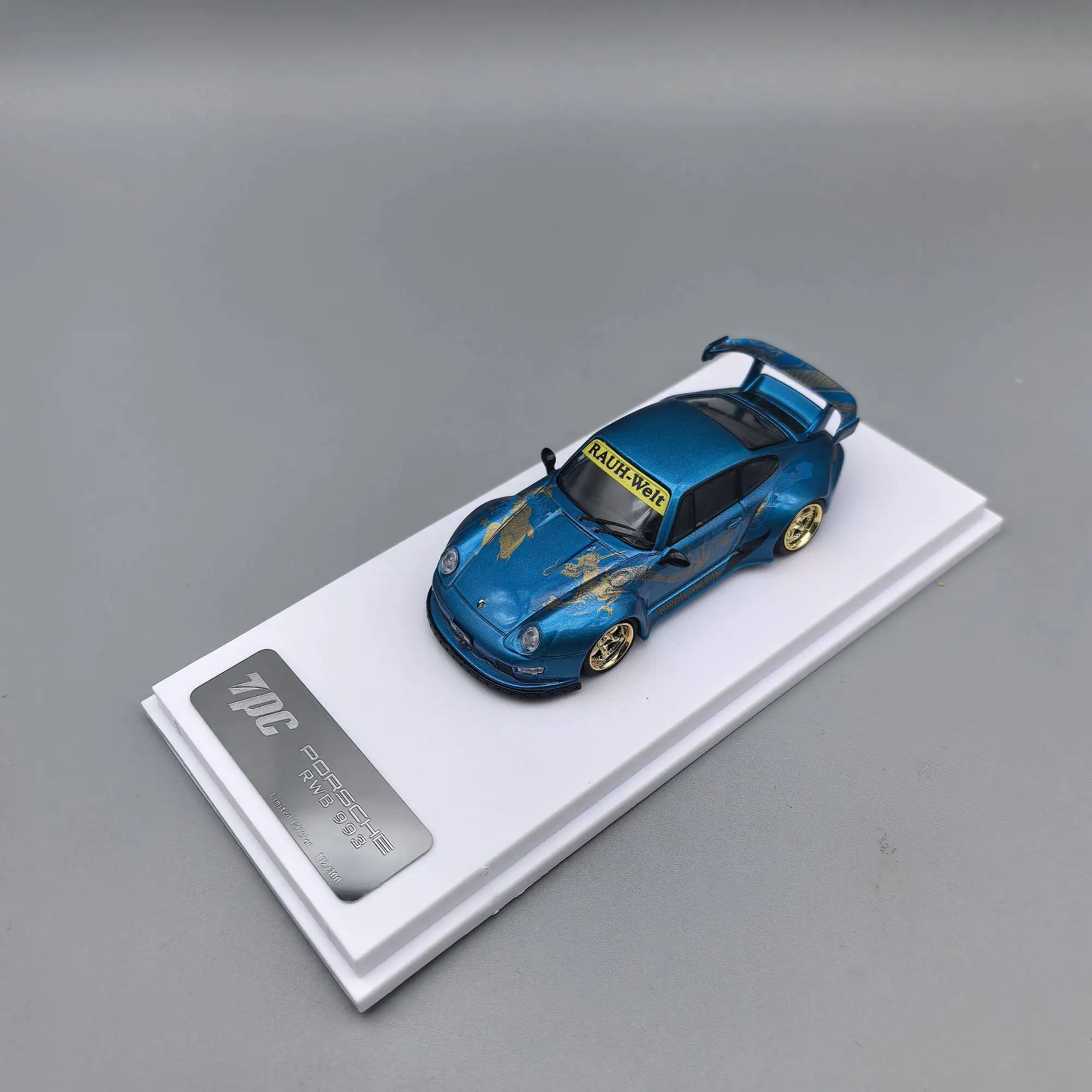 In stock 1: 64 new models RWB993 RWB964 Dragon Fish alloy static car model, collector's limited edition, as a gift, luxurious