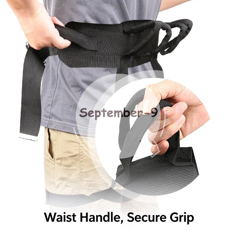 Gait Assist Transfer Belt with Leg Loops Anti-Slip Breathable for Elderly Patient Rehabilitation Nursing Use