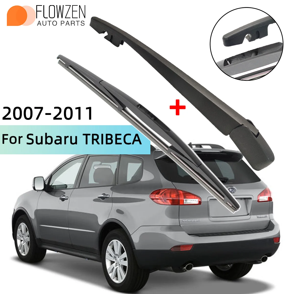 Scheibenwischerblatt & Heckwischerarm-Kit für Subaru TRIBECA 2007–2011 Heckwischerarmblatt Autozubehör