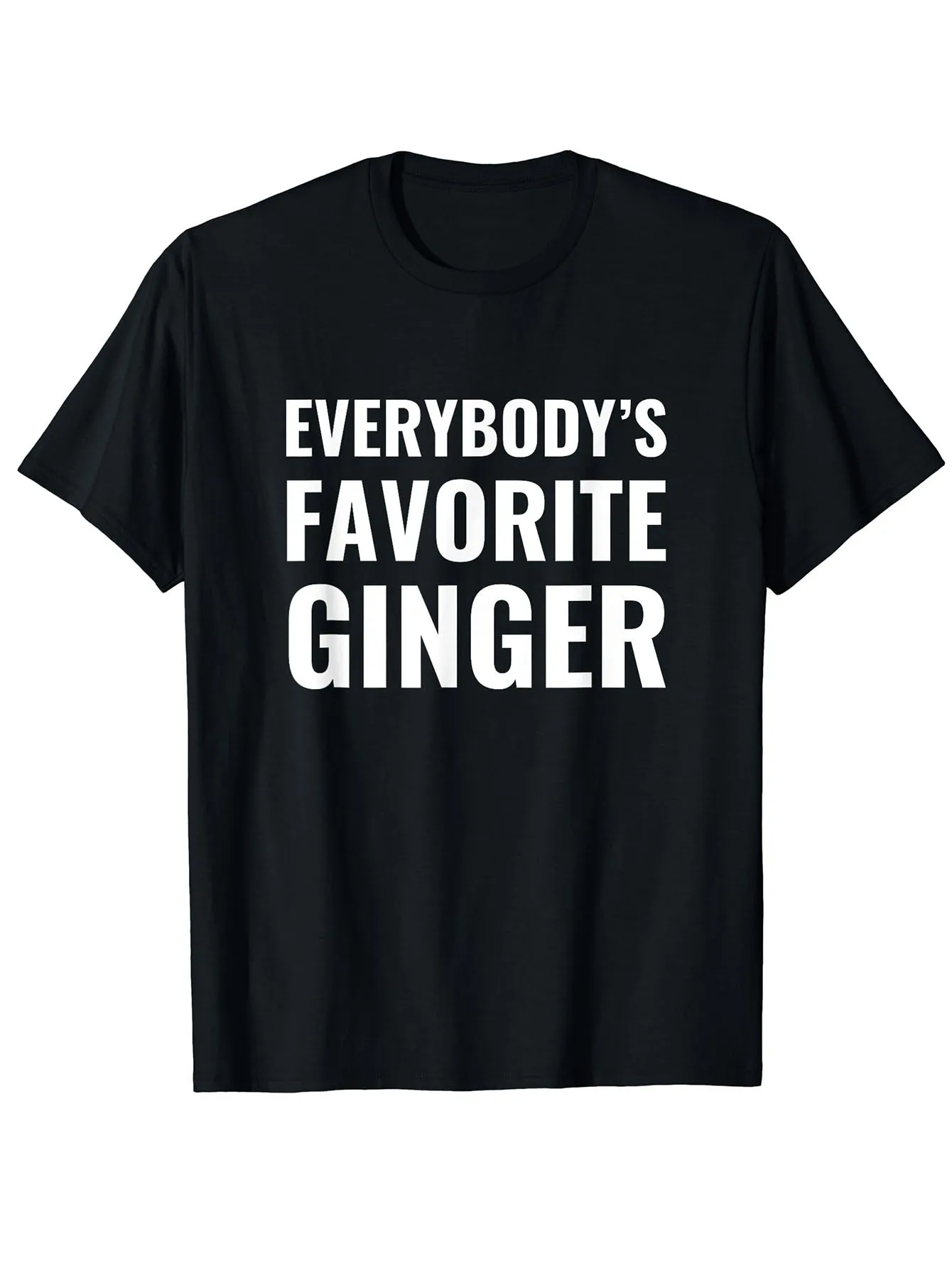 Men's Fun Redhead T-Shirt - Humorous Ginger-Red Slogan Crew Neck Short-Sleeve T-Shirt, Suitable for Travel, Sports, and Everyday Wear, Classic Black T-Shirt with Ginger-Red Humor, Casual and Comfortable Gift for Red-Haired Individuals