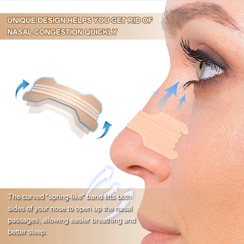 5/10/20/30 Pcs Nasal Strips Anti-Snoring Sticker Better Nose Breath Reduce Snoring Tool Health Care Patch For Men Women