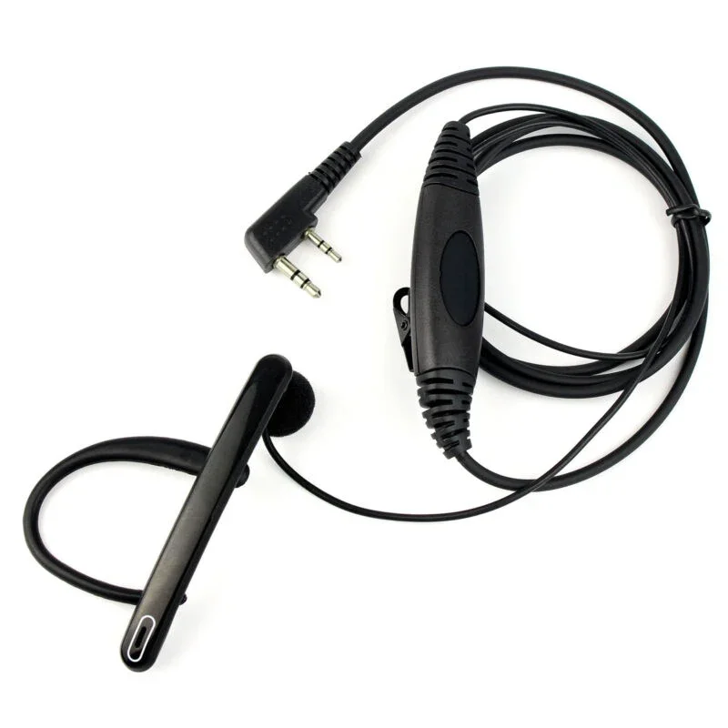 Radio Mic Headset Communication Accessories 1pc Earpiece PTT Microphone For KPG KPG27D KPG29D Practical