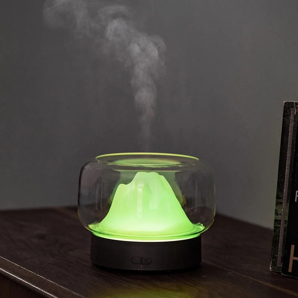 Baby Room Portable Lovely Mountain View 400ml 7 Led Light Eye Protection Ultrasonic Mist Aroma Oil Diffuser