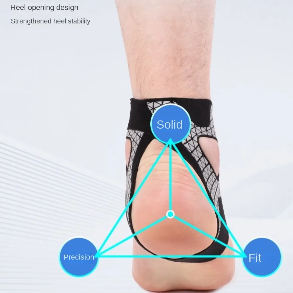 New Bi-directional Strap Ultra-thin Ankle Brace Adjustable Breathable Compression Ankle Support Pain Relief Ankle Fixation Brace