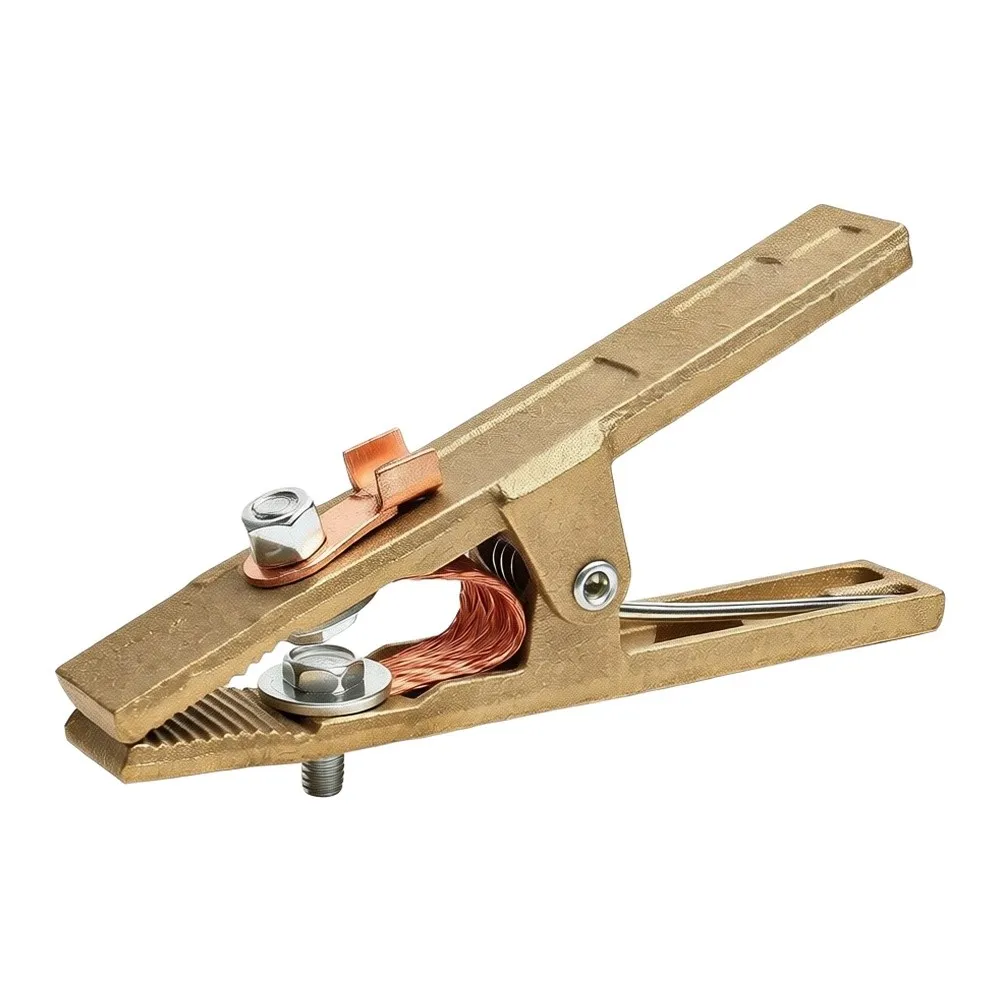 Cast Pure Copper Ground Clamp 260A for Electric For Welding For Plasma Cutting Secure Connection 14cm x 5.5cm Size