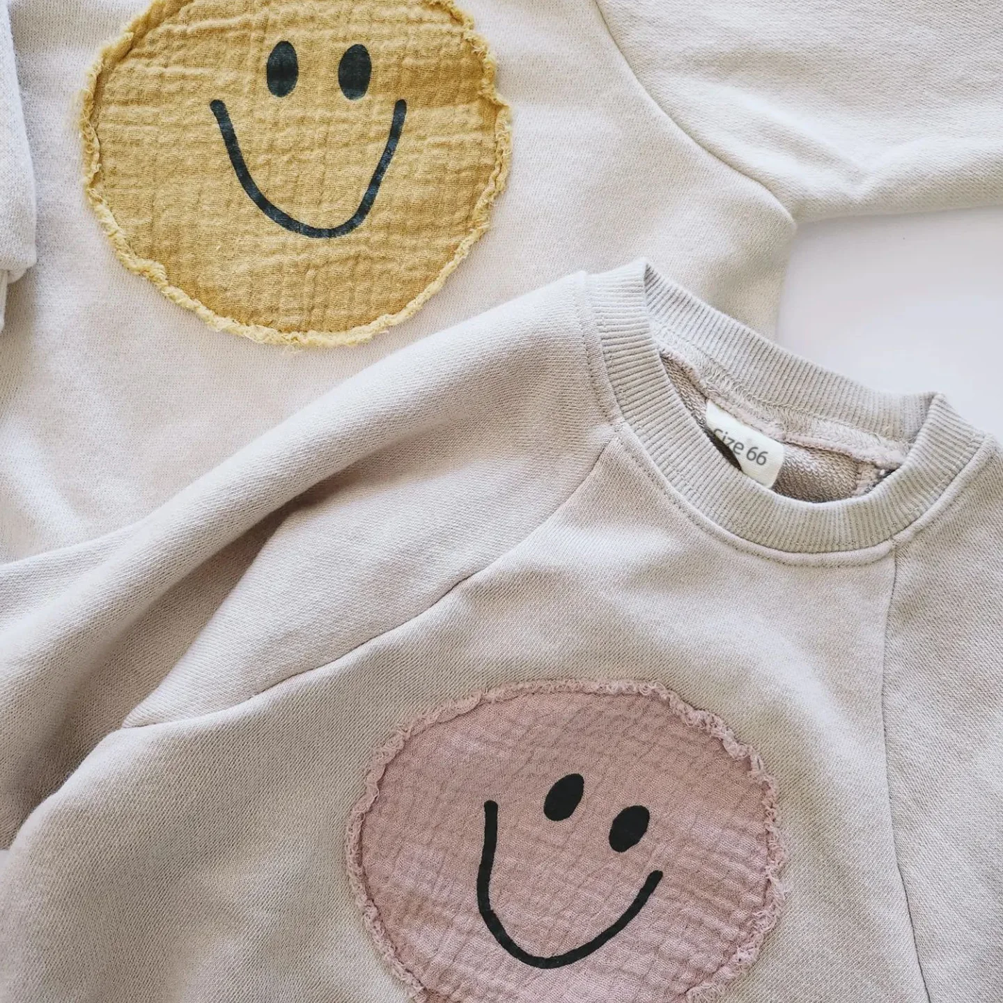 Sudadera con cara sonriente para bebés y niños, Pelele de manga larga, de algodón, holgado, con capucha