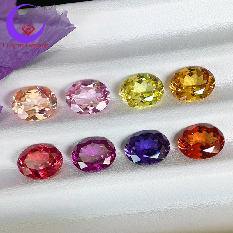 

Выращенный в лаборатории драгоценный камень овальной огранки, сапфировый цвет, свободный синтетический камень, маленькие размеры, на выбор, бусины с сертификатом AGL для изготовления ювелирных изделий