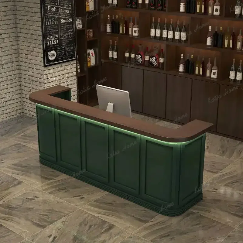 FG Storage Design Reception Desks Modern Drawers Business Corner Reception Counter Luxury Indoor Mostrador Recepcion Furniture