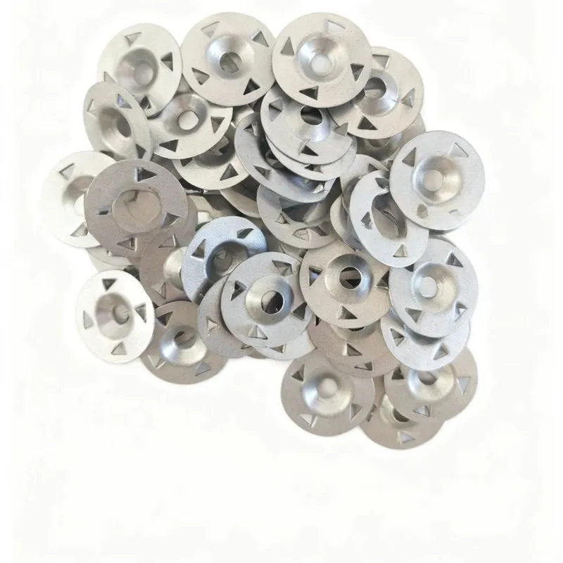 14 pcs 32mm Claw-Type Washers for Gypsum Board Fixing, Pre-Drilled Center Hole, Flat Stable Base, Multipurpose
