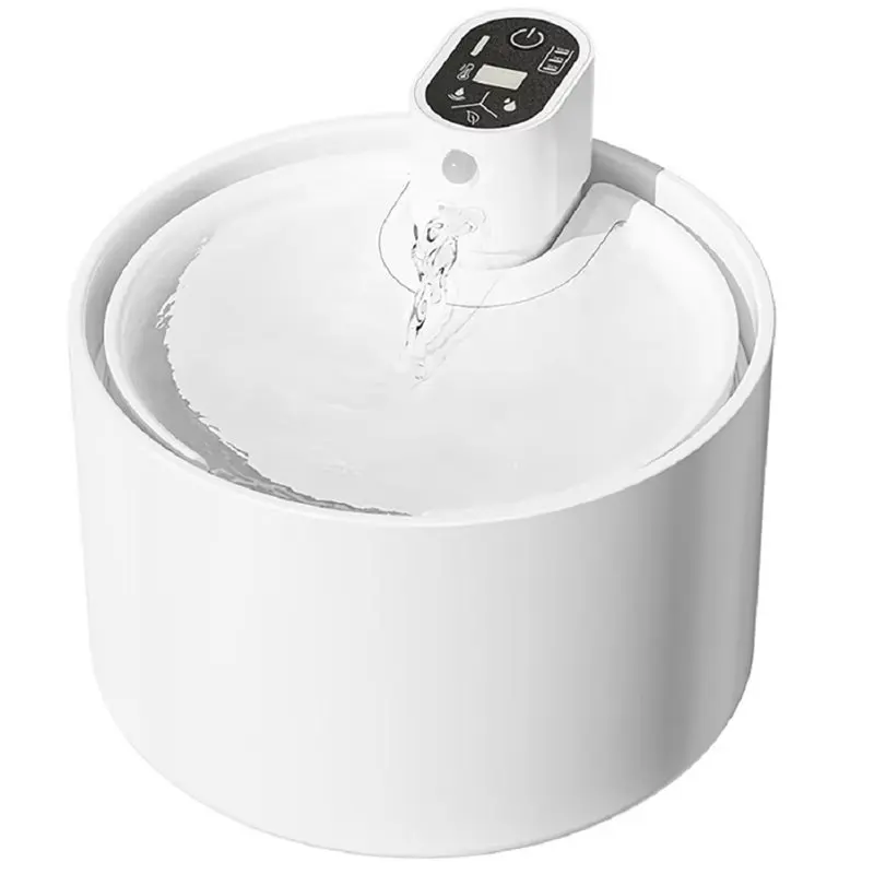 

ХИТ ПРОДАЖ: Автоматический беспроводной фонтан-поилка для кошек 2.3 л с дисплеем температуры и уровня воды