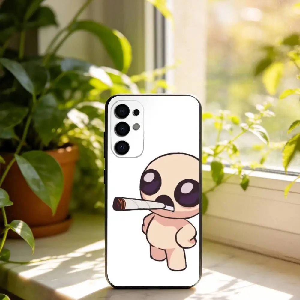 Isaac T-The Binding of Isaac  Phone Case Black Silicone Soft For Samsung S25,S24,S21,S22,S23,S30,Ultra,S20,Plus,Fe,Lite