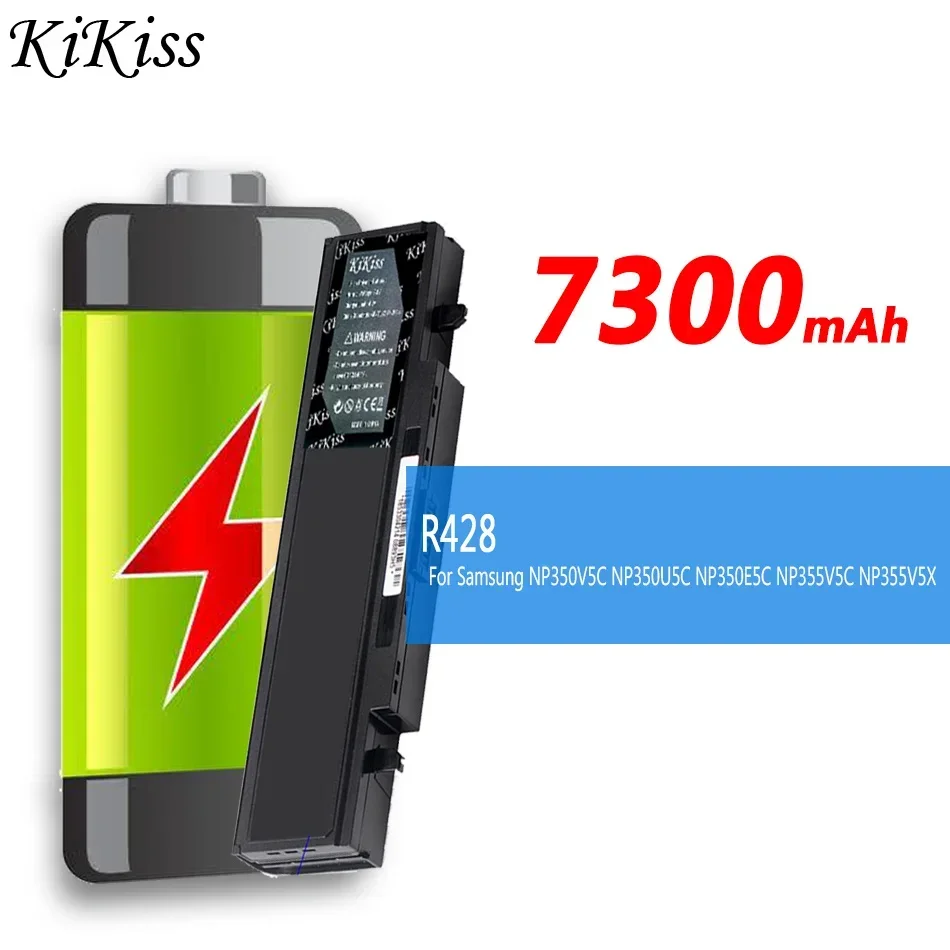 KiKiss  New Battery for Samsung NP350V5C NP350U5C NP350E5C NP355V5C NP355V5X NP300E5V NP305E5A NP300V5A NP300E5A NP300E5C