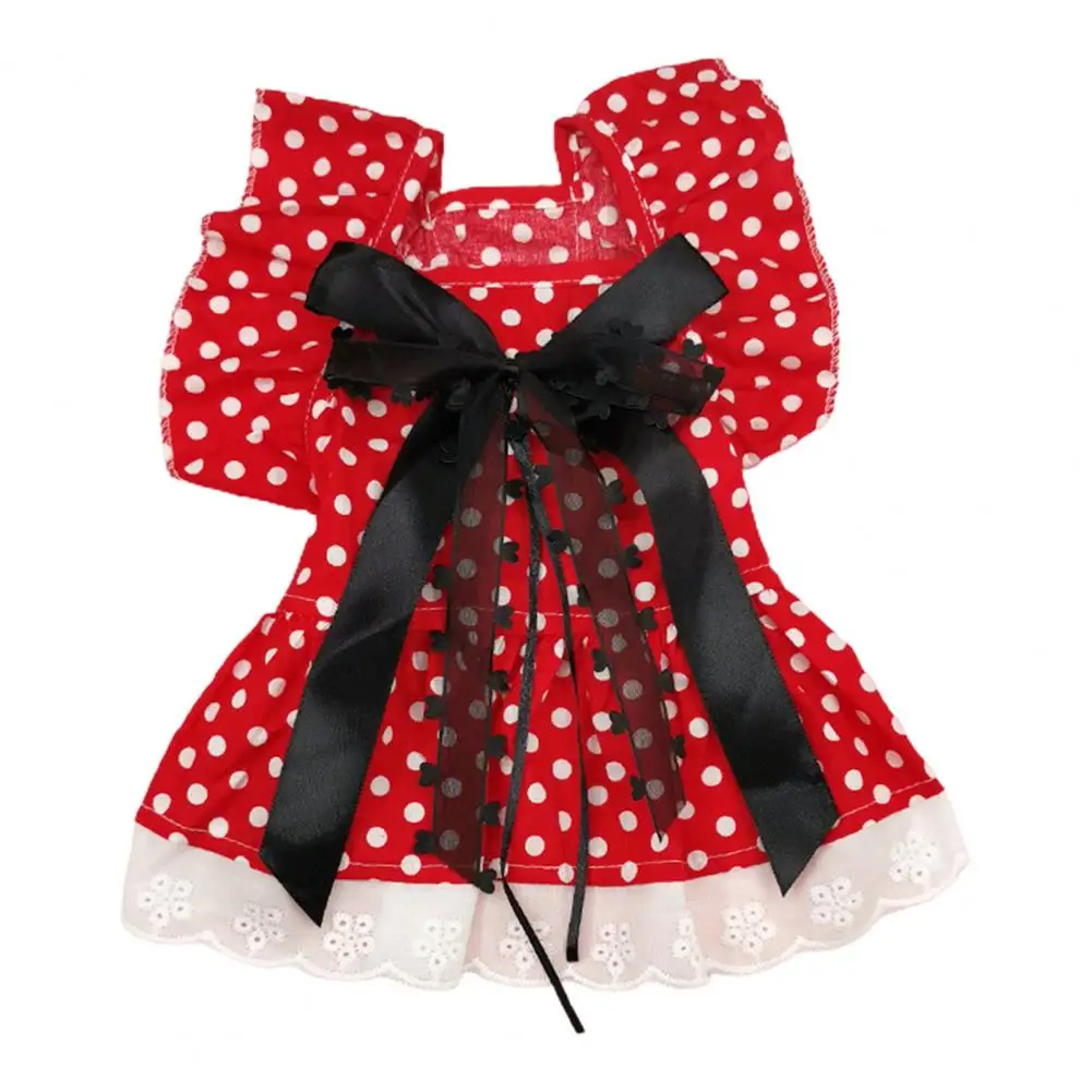 Beautiful Pet Dress Bowknot Dress-up Cute Spring Summer Puppy Dress