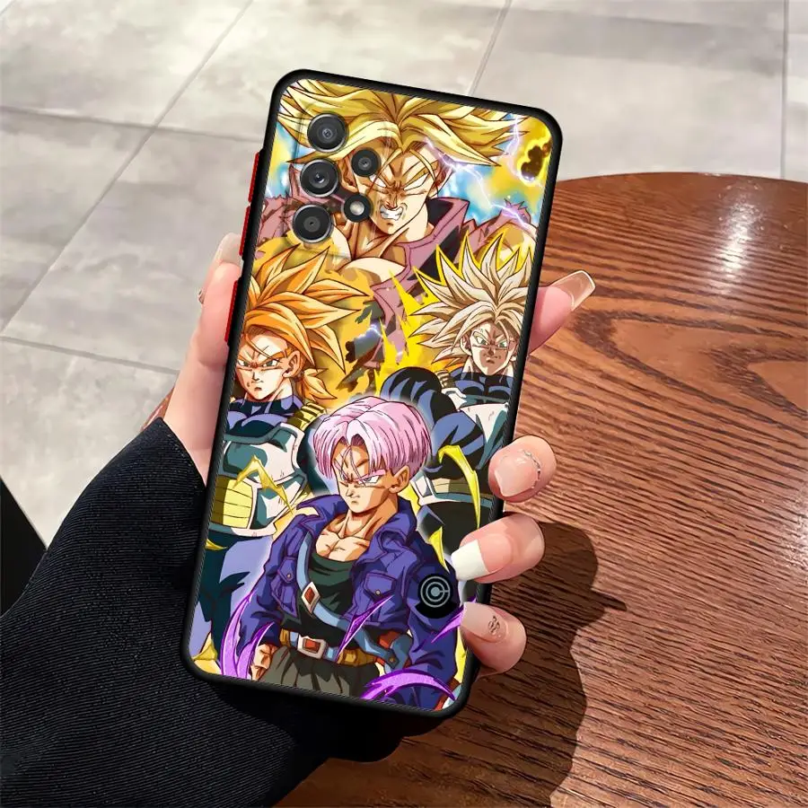 Dragon Ball Trunks Vegeta Funda Back Phone Cover Case for Samsung Galaxy A55 A25 A52 A17 A53 A23 A56 A26 A35 A14 A34 A13 A54 A24