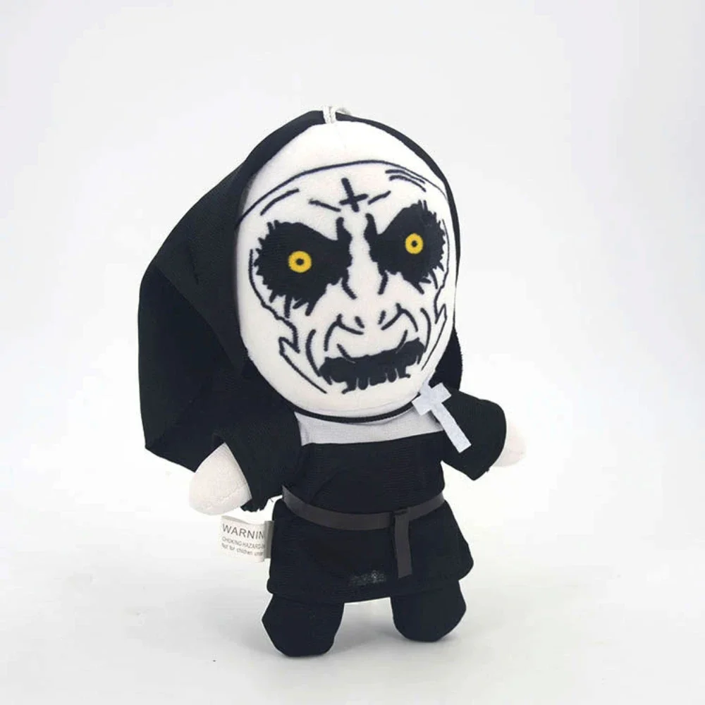 23cm The Nun Valak Plush Toy Moive Role Doll Halloween Stuffed Doll Horror Nun Soft Toys for Boys Girls Birthday Christmas Gifts