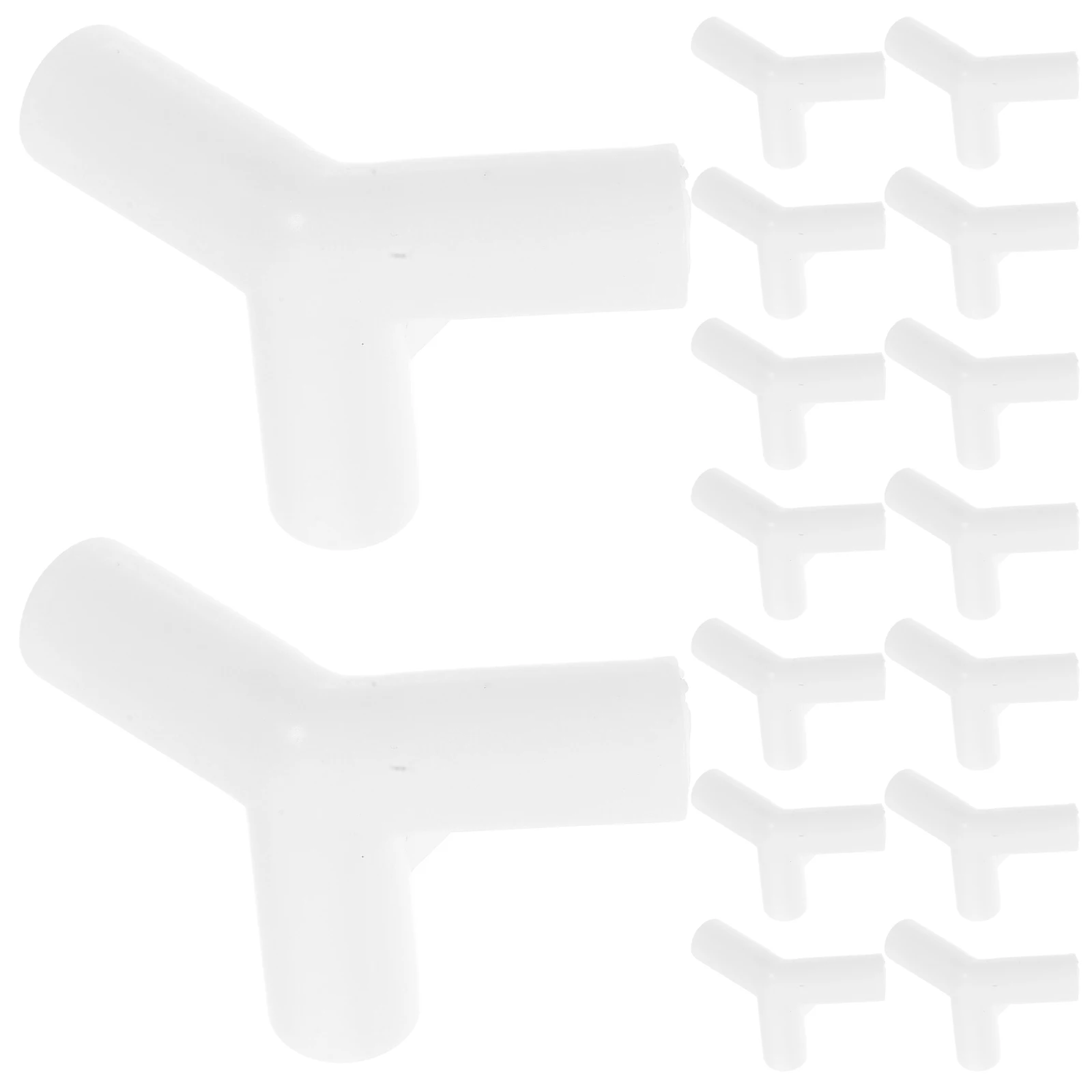

20pcs 135Degree Tee Joint Pipe Fittings Hose Pipe Fitting Camping Tent 12mm Diameter Durable Plastic Connector Hardware