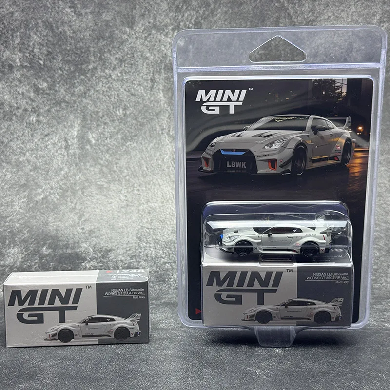 MINIGT 1/64 NISSAN LB-Silhouette WORKS GT 35GT-RR Ver.1 MGT01248-CH Alloy Motor Vehicle Diecast Metal Model