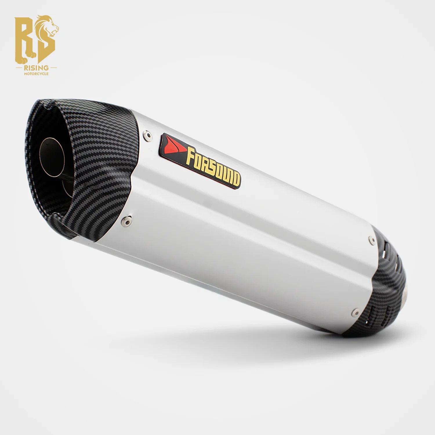 51MM Motorcycle Exhaust Pipe Devil Tail CBR650R R3 R6 Z900 Z800 GSX600 GSX1000 QJ CF S1000RR R1 R3 R15 Z1000 MT03