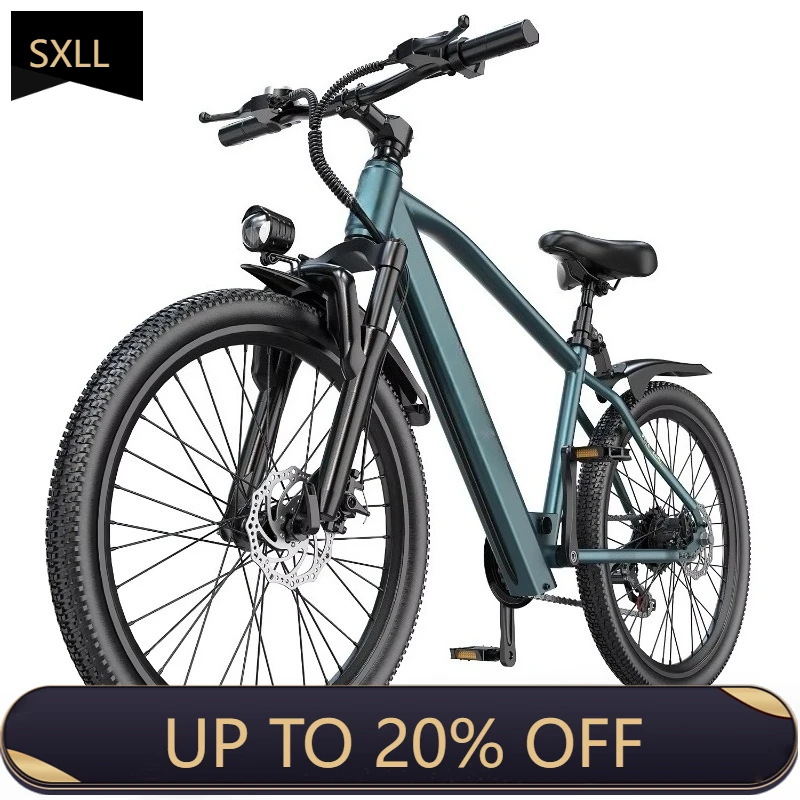 Фото Электрический велосипед SXLL 400W 36V для взрослых, 24/26 дюймов, горный электровелосипед с мотором на заднем колесе, интеллектуальная электроника